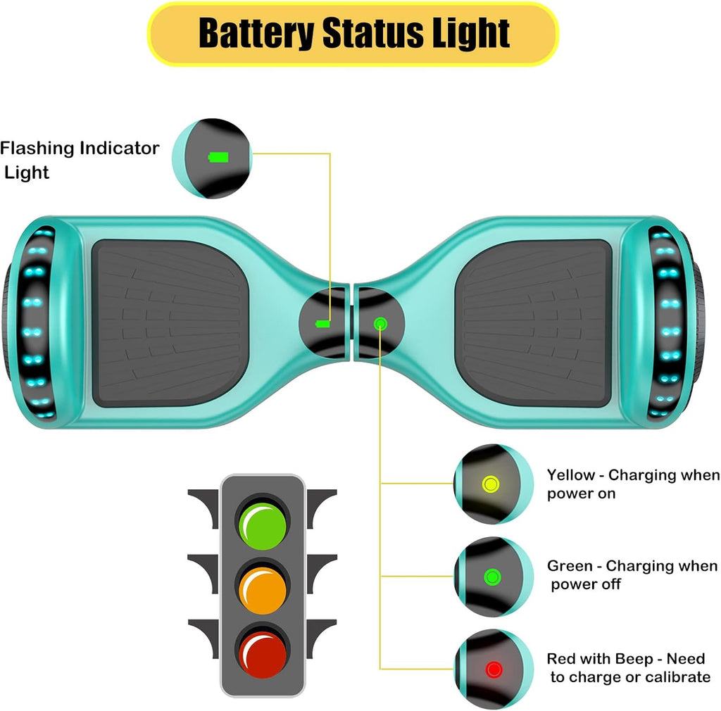 6.5" Two-Wheel Self Balancing Hoverboard (Blue) G616108