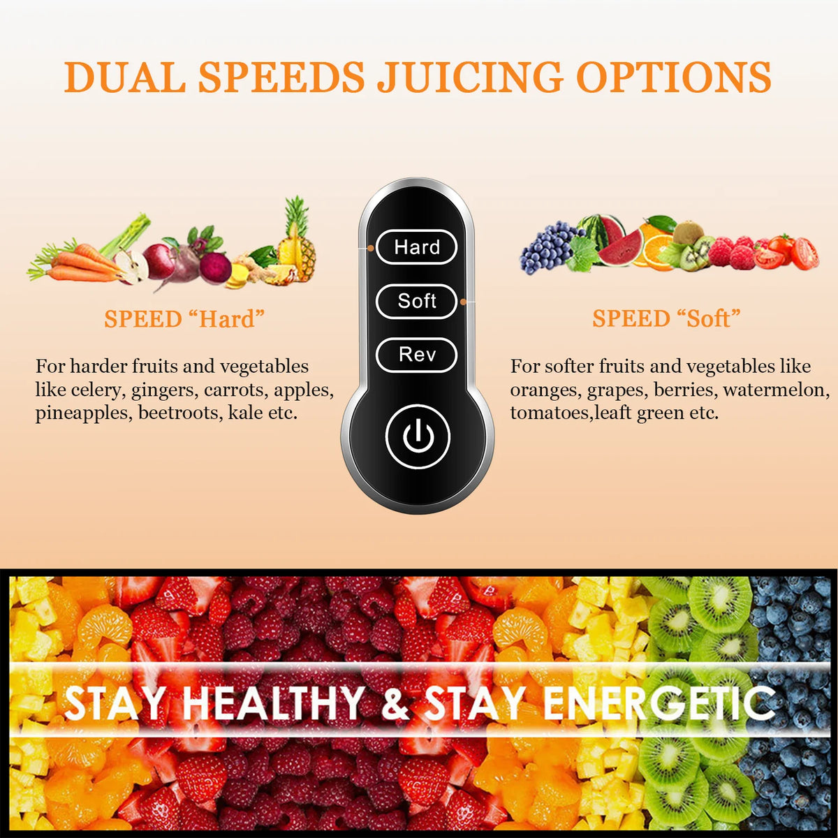 Black Slow Masticating Juicer W870