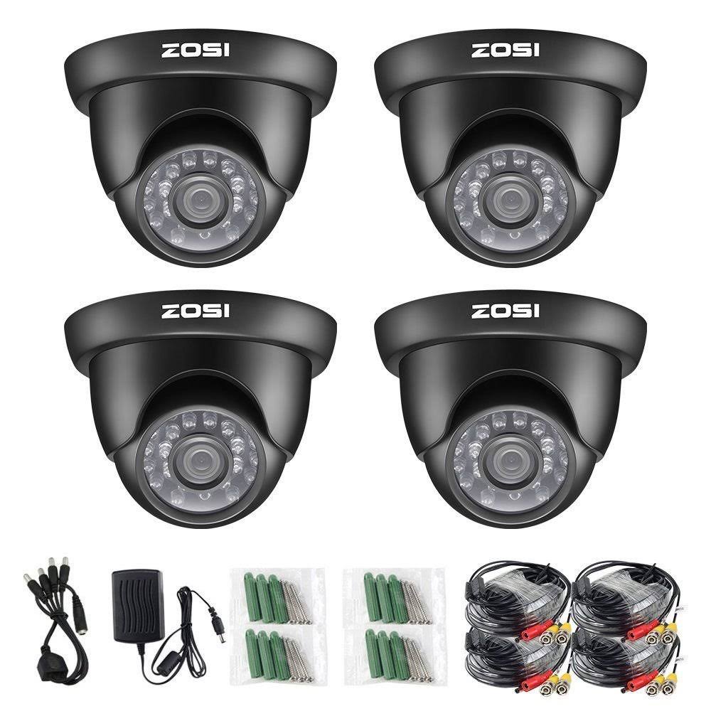 4 Pack 1/3 1000TVL 960H Security Surveillance CCTV Camera Kit K875037