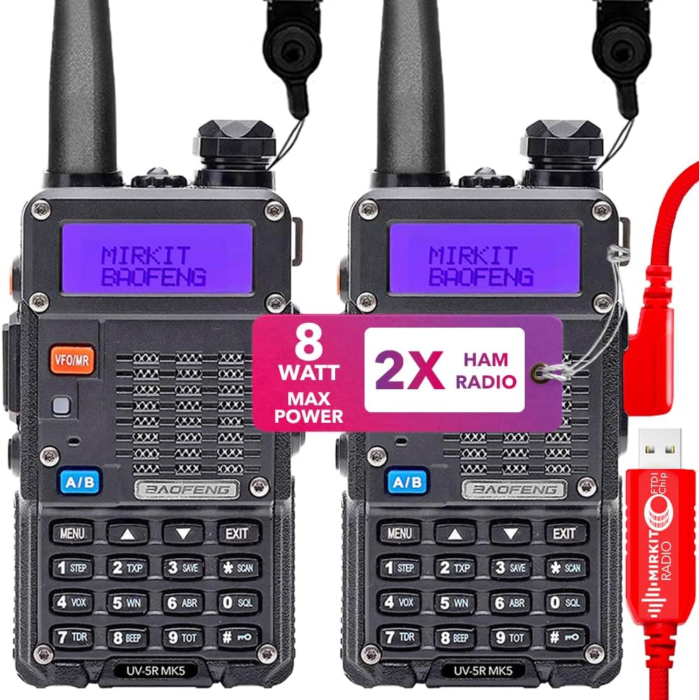 8 Watt Walkie Talkie with 1800 mAh Battery L4075