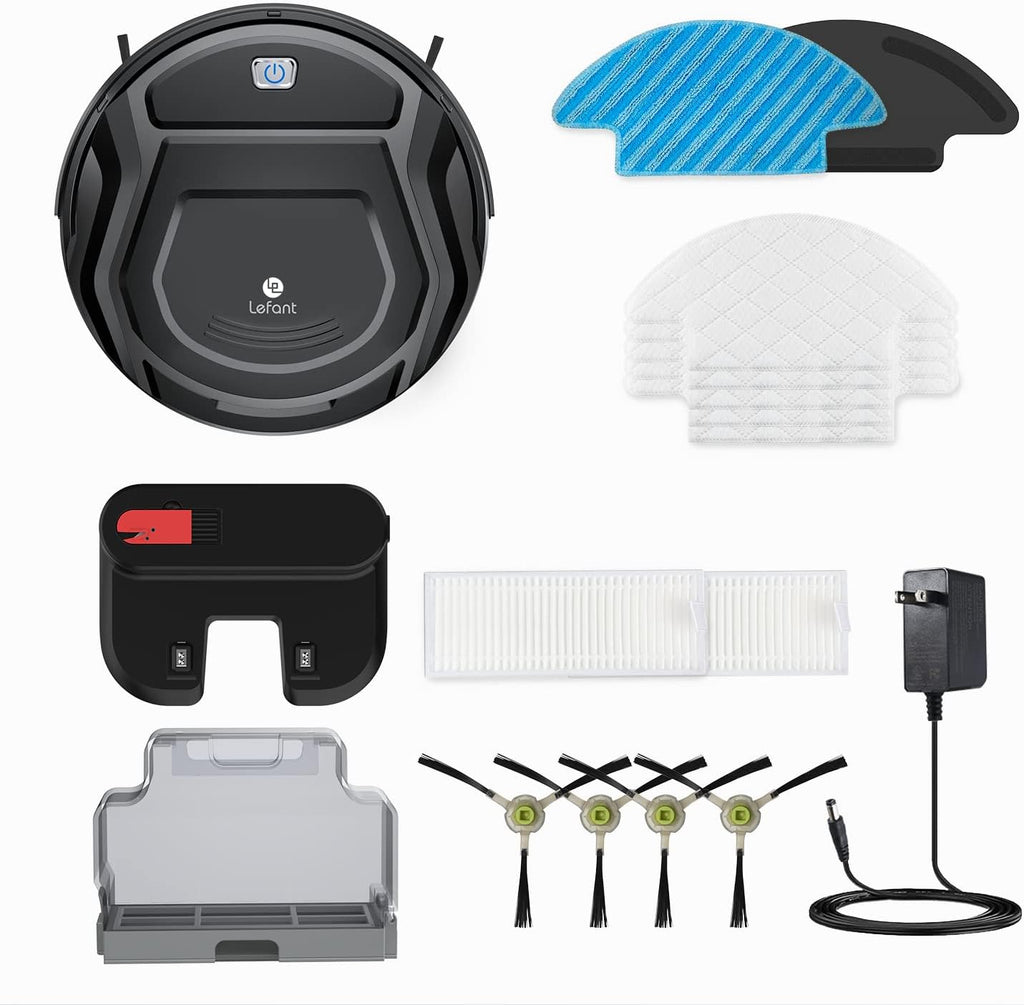 Robot Vacuum and Mop Tangle-free Suction Ultra-Thin Robotic Vacuum Cleaner B68383