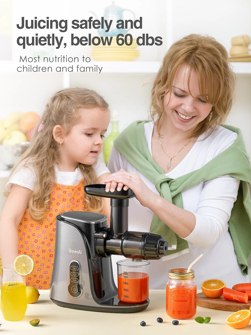 Black Slow Masticating Juicer W870