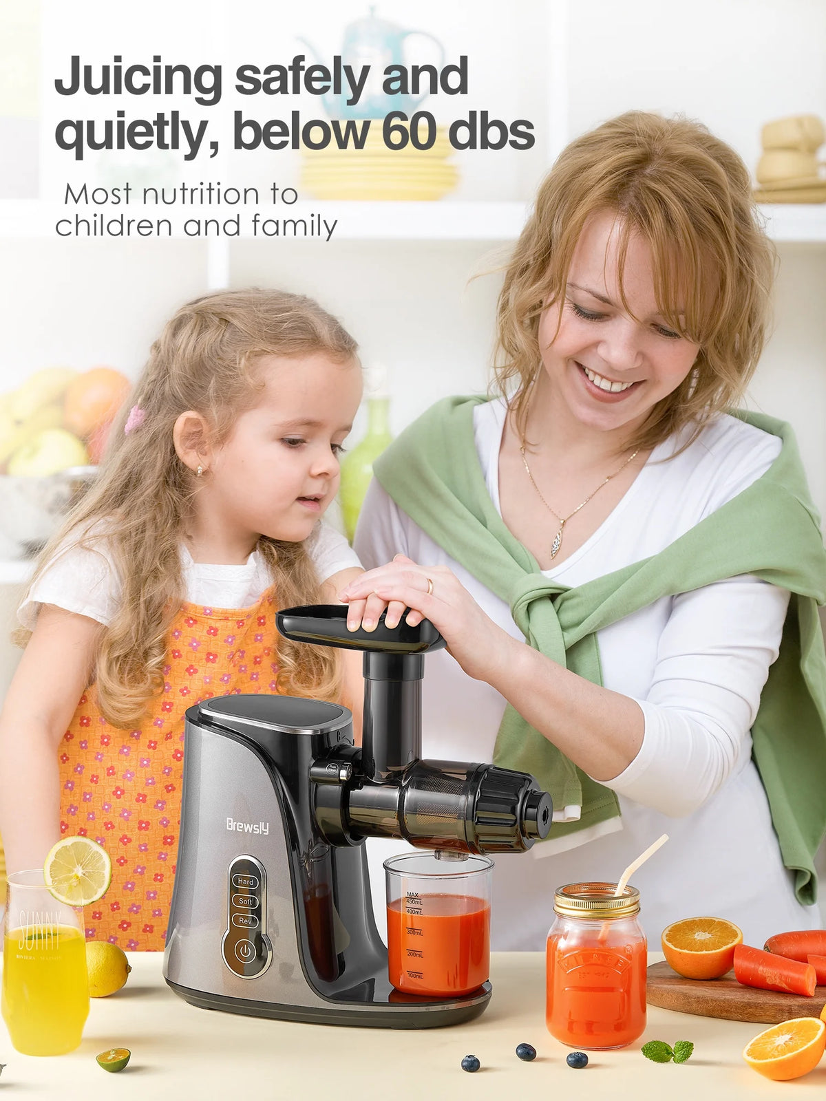 Black Slow Masticating Juicer W870