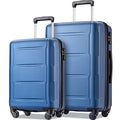 2 Piece Expandable ABS Hard Shell Luggage Set with TSA Lock, 20in+28in, Green C857926