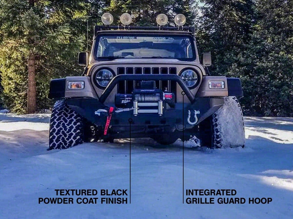 Bumper Compatible with Jeep Wrangler YJ & TJ D837214