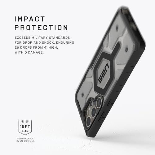 Black Magnetic Rugged Case for Samsung Galaxy S24 Ultra F625