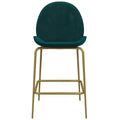 Green Upholstered Counter Stool P1487