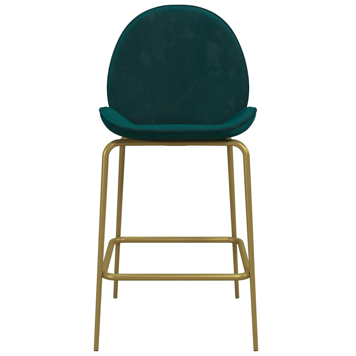 Green Upholstered Counter Stool P1487