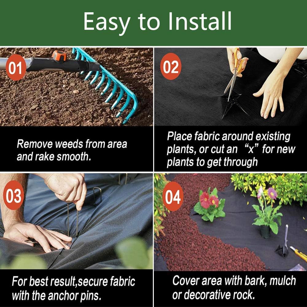 125gsm Heavy Duty Weed Barrier Landscape Fabric Roll B485685