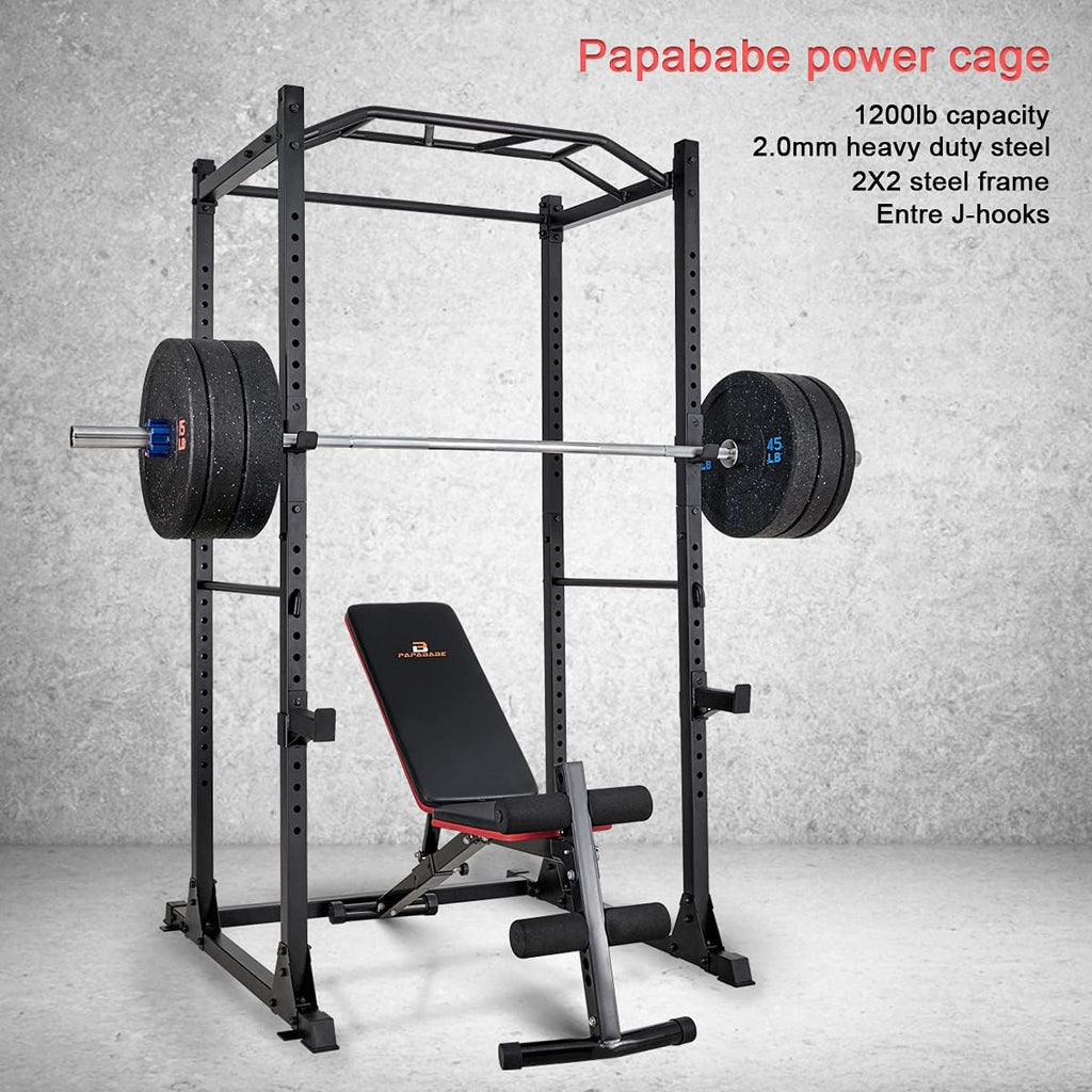 1200lb Capacity Power Rack with 2 Extra J-Hooks B8885