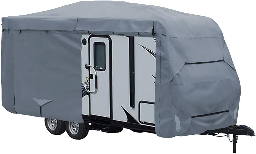 4 Layers Heavy Duty Travel Trailer Camper RV Cover N992