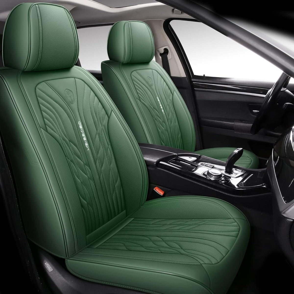 Faux Leather Full Set Car Seat Covers V85210