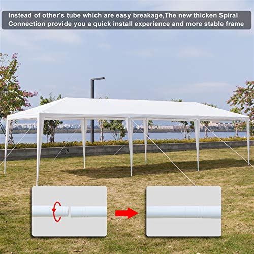 10 x 30FT White Heavy Duty Waterproof Party Tent J892425