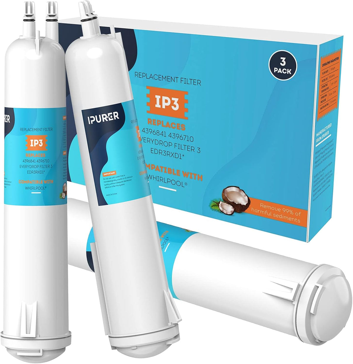 Water Filter Cap 3 Pack F58948