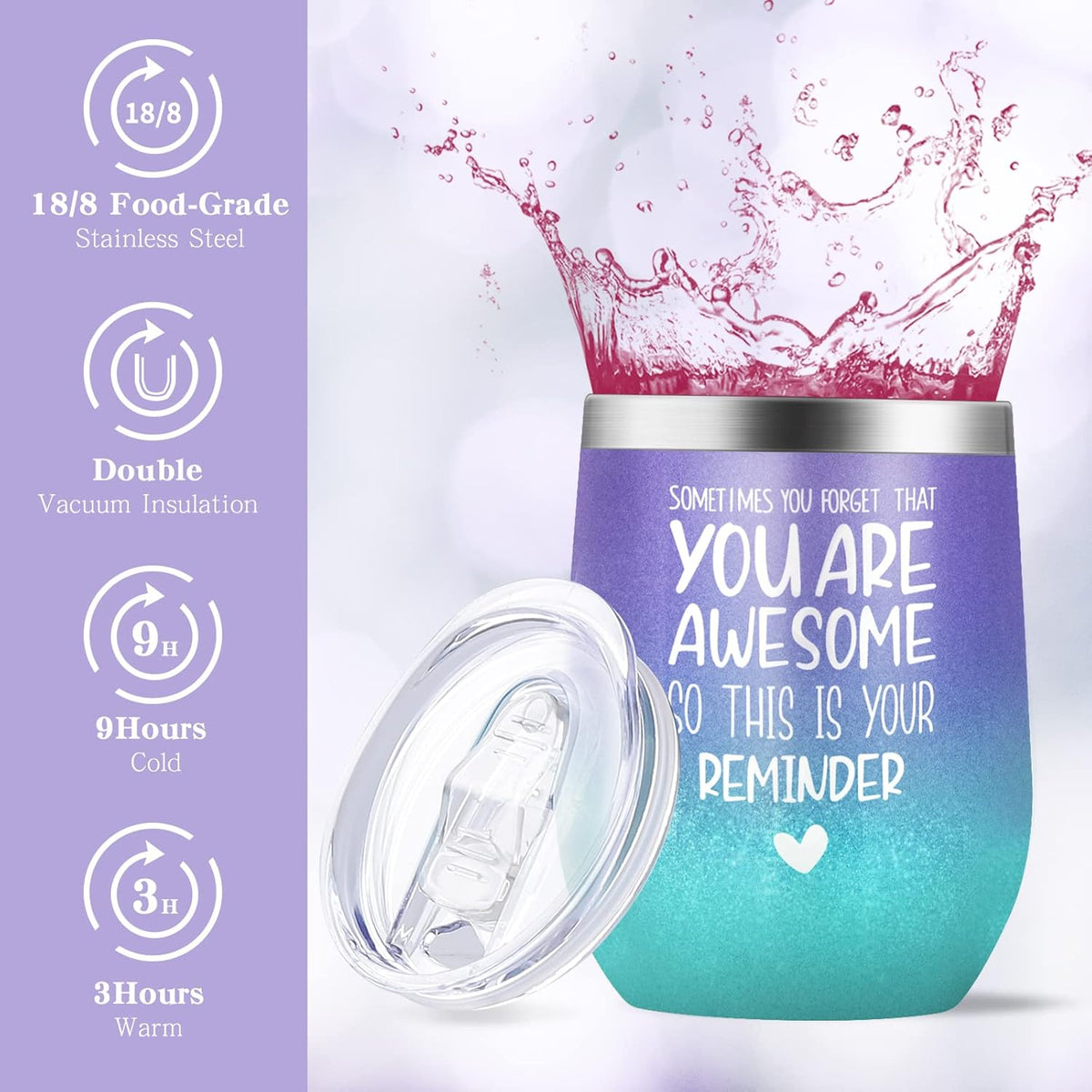 Purple Bubble Bath and Body Gifts Set S2145