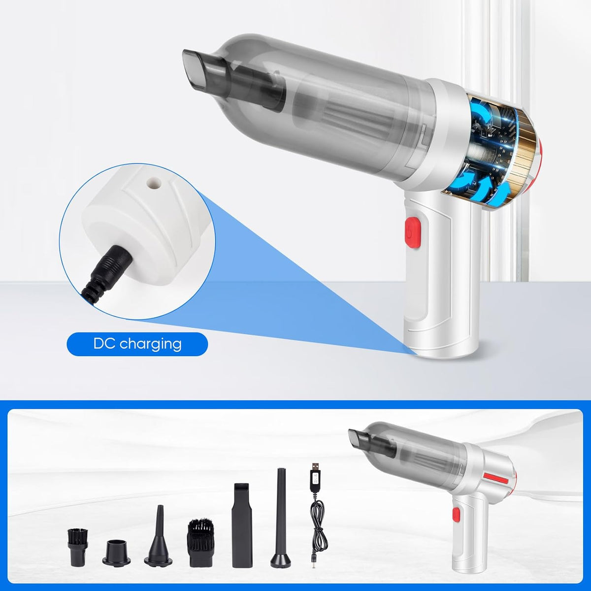 Wireless Handheld Car Vacuum Cleaner P66278