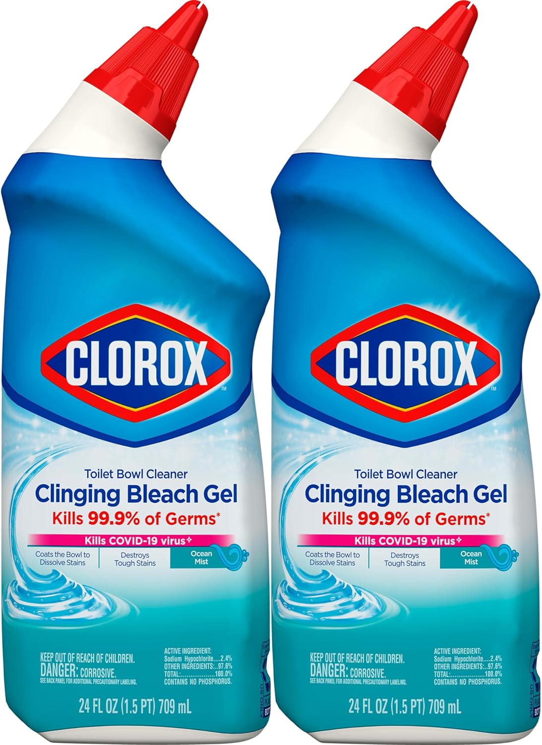 24 Ounces Pack of 2 Toilet Bowl Cleaner V25932