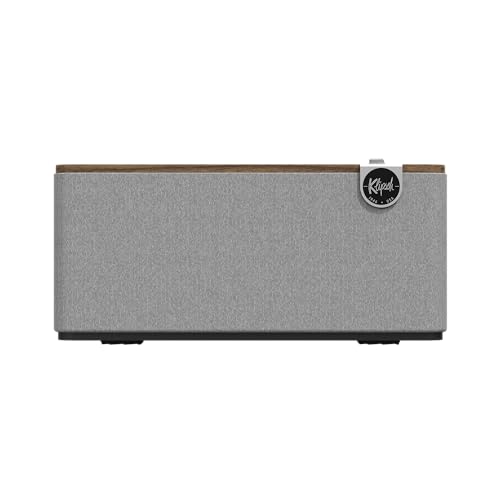 Walnut Bluetooth Speaker System with Two 2.25” Full Range Drivers and 4.5” Woofer Z61089