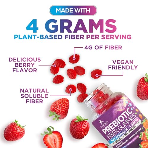 120 Gummies Prebiotic Fiber Gummies D950243