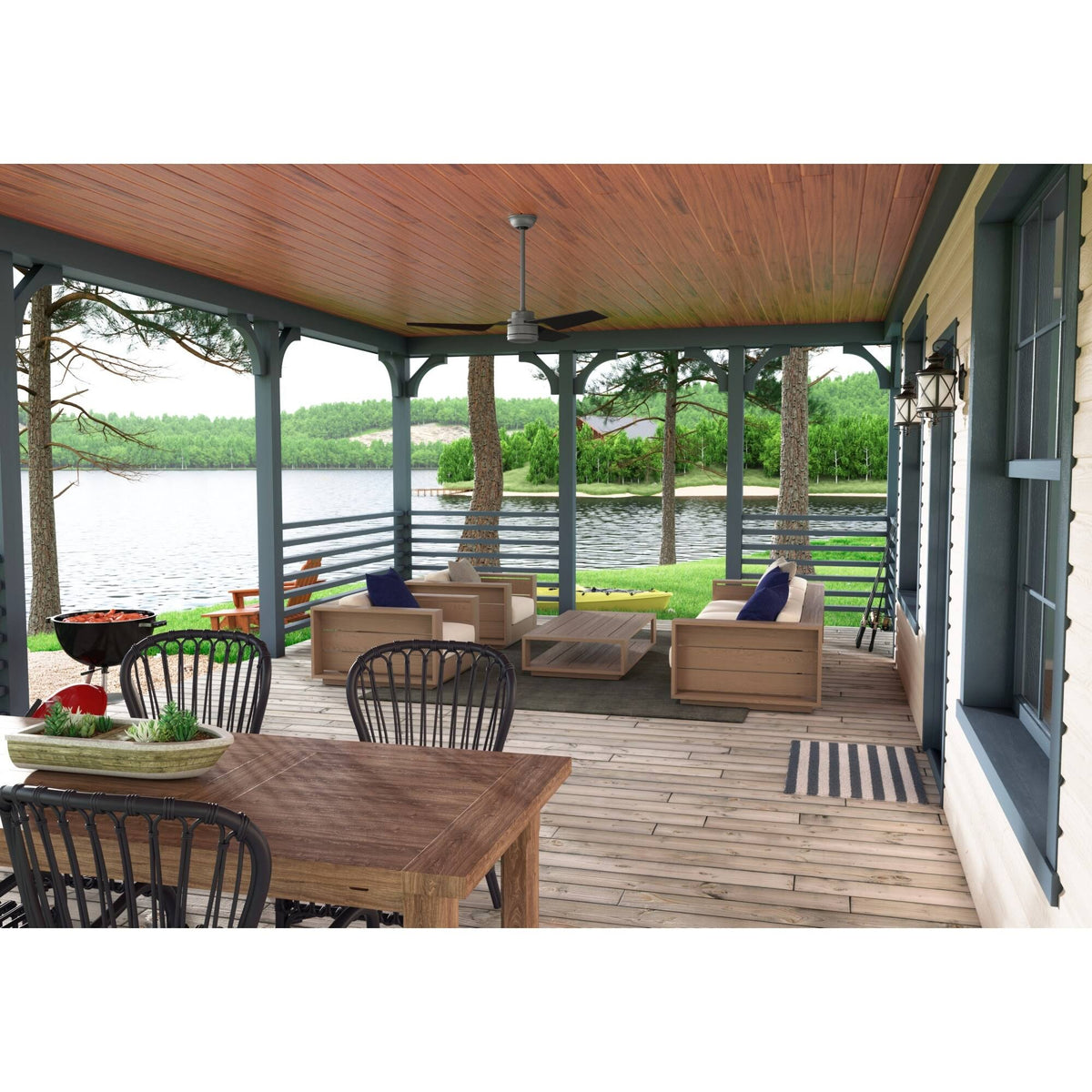 Outdoor Ceiling Fan Fresh White I481