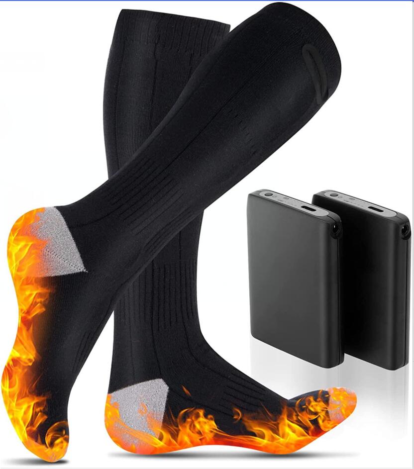Rechargeable Heated Socks with 5000mAh Battery, Size M V29886