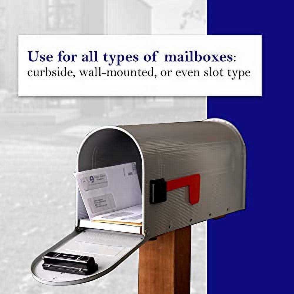 Mail Chime Mailbox Notification System with Wireless Transmitter & Audible Arrival Alert Receiver Y944
