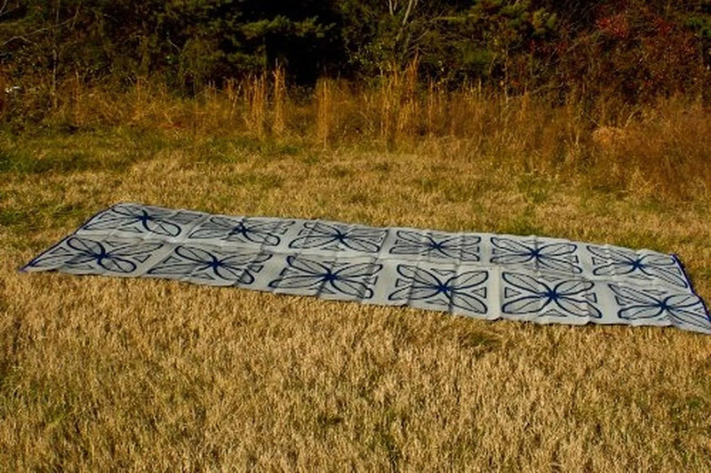 Blue Botanical Mat M6671