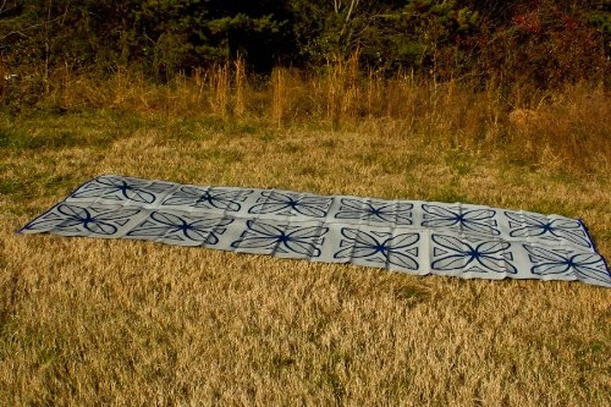 Blue Botanical Mat M6671