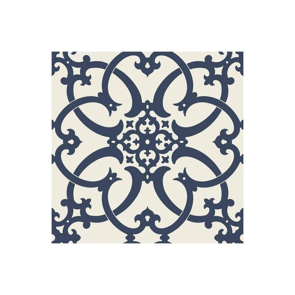Blue Damask Wallpaper Roll R31848