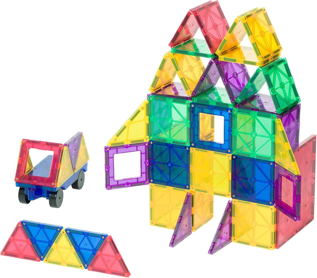 56 Pc Magnetic Tiles Building Set H678604