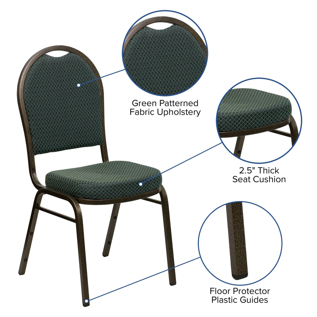 Green Fabric Banquet Chair X881