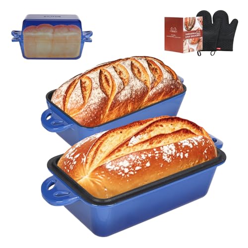 Enameled Cast Iron Loaf Pan with Lid S22606