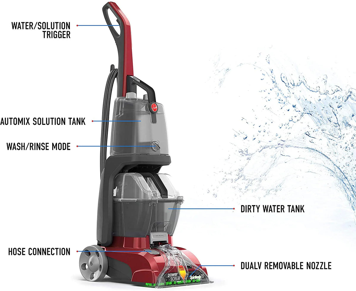 Red Upright Carpet Cleaner Machine K788