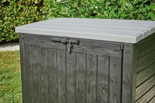 Black Outdoor Resin Storage Shed T26344