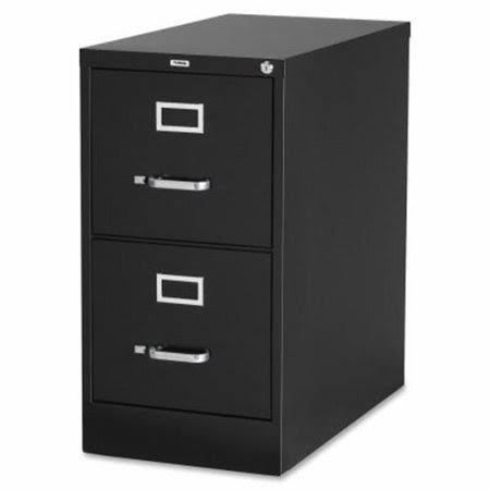 2-Drawer Vertical File Cabinet Black Y49948