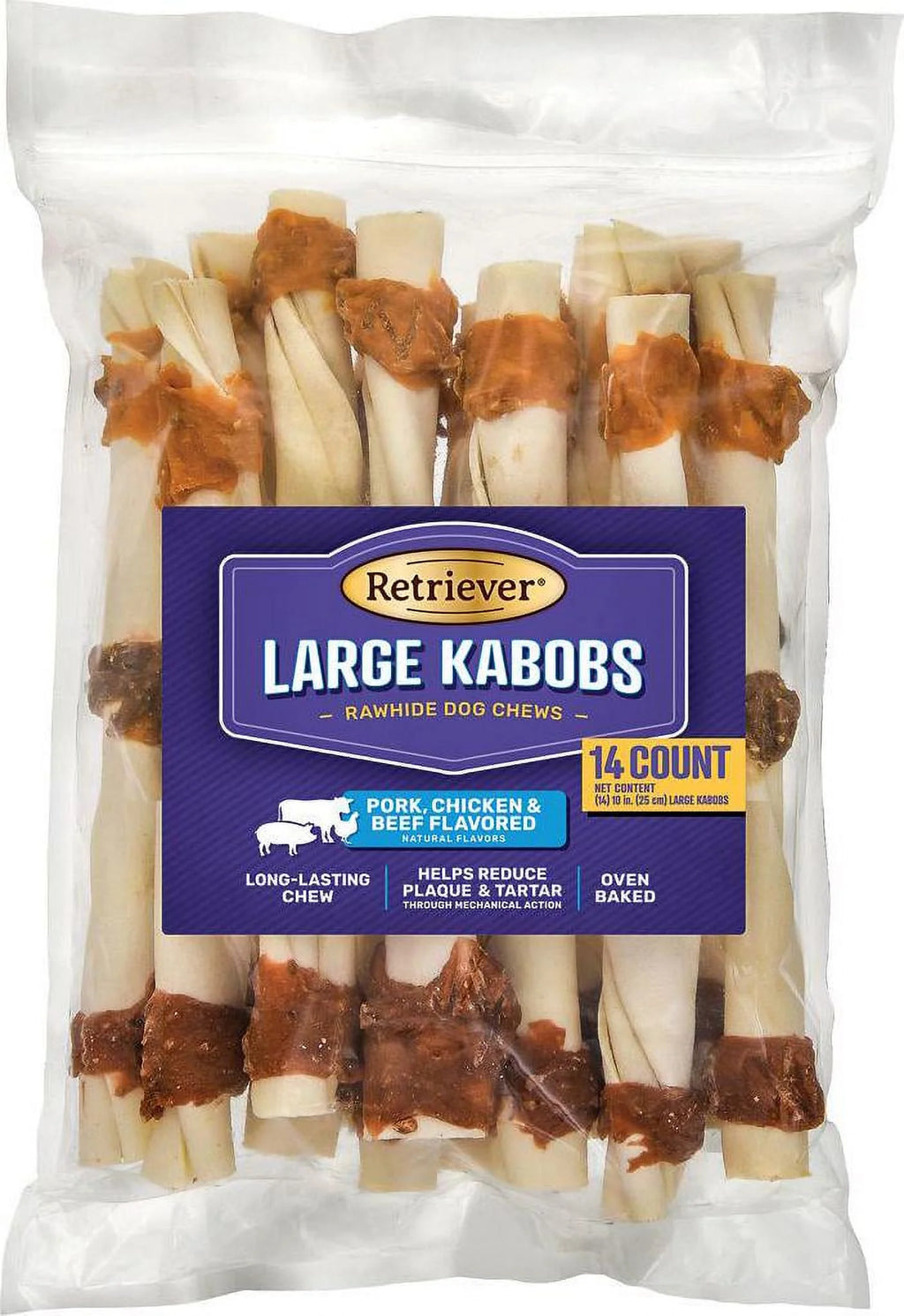 14 ct. Rawhide Dog Chew Treats N798