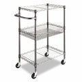 3-Tier Wire Rolling Cart J896