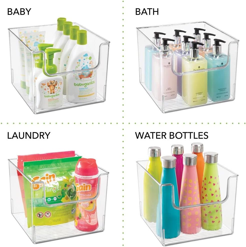 Clear Plastic Storage Organizer Bin 8 Pack K272324