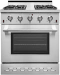 30" Stainless Steel Natural Gas Range with 4.5 cu.ft. Convection Oven M5723