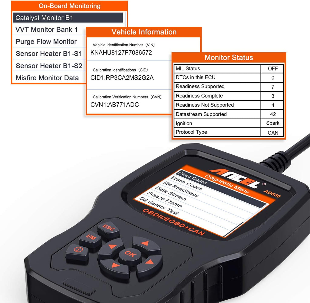 OBD2 Scanner Car Code Reader Diagnostic Scan Tool T186