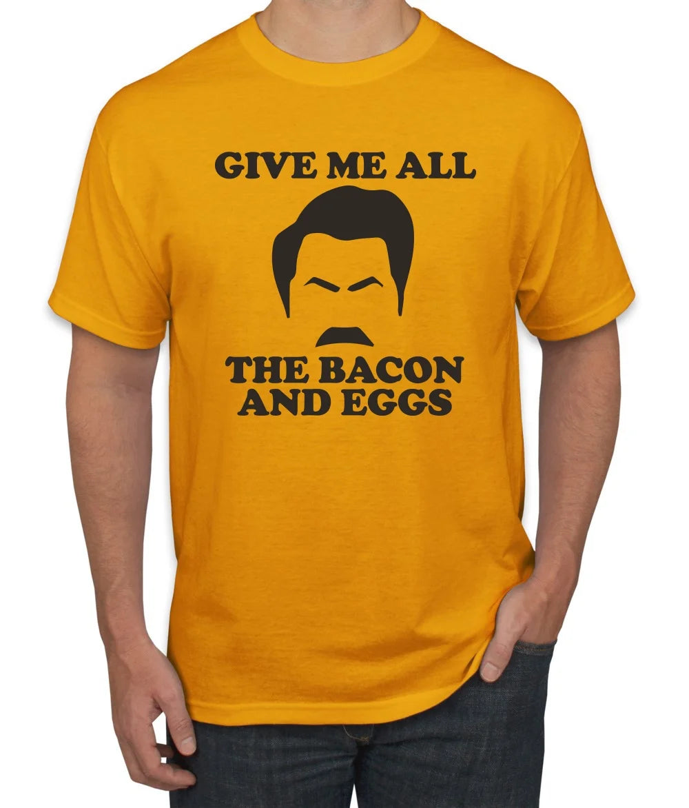 Gold Men's Graphic T-Shirt R9253