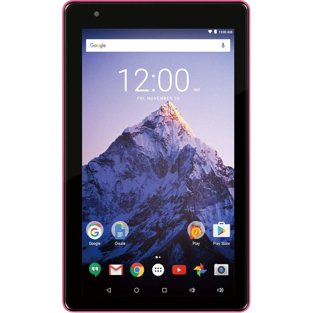 Pink 16 GB Android 5.0 Tablet with Keyboard and Case Y519