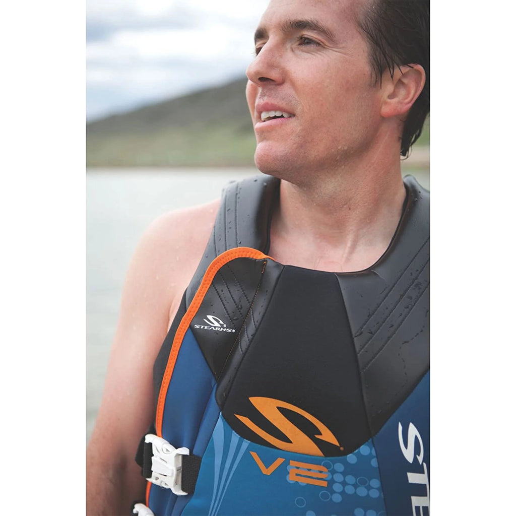 Men's 2XL Blue Neoprene Life Jacket Vest Q69083