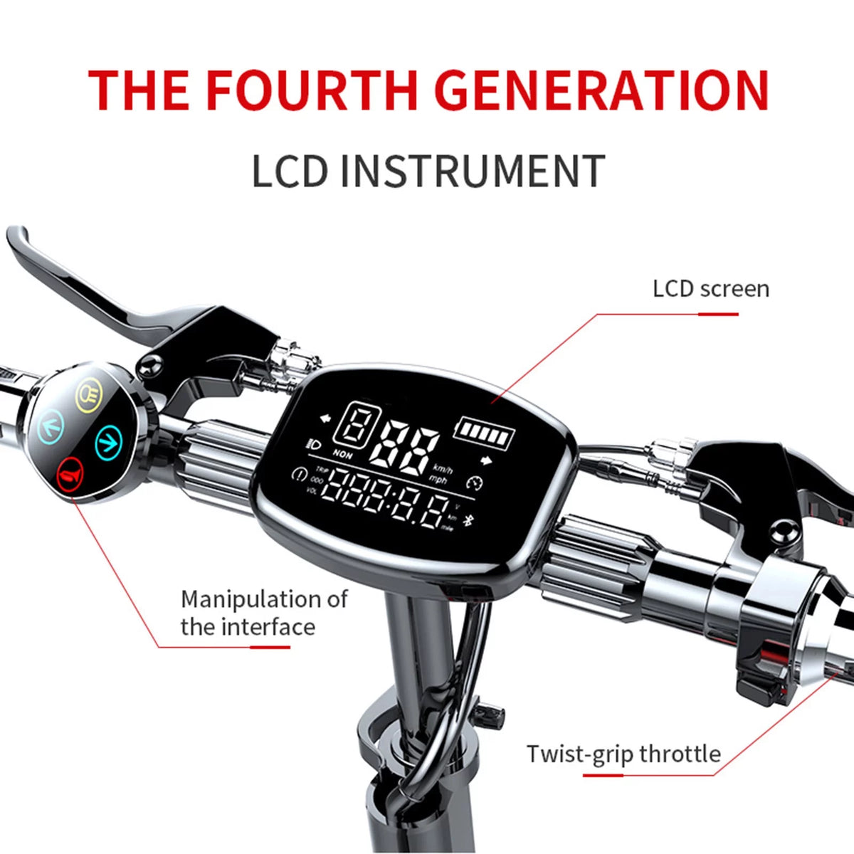 2000W 21ah Off-road Alloy Electric Scooter X886
