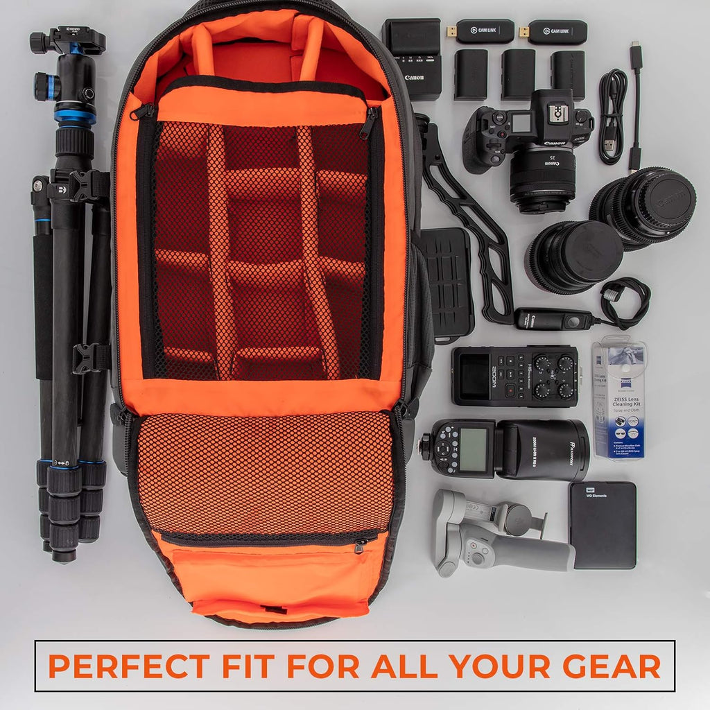 Photographer Backpack for DSLR Camera, Laptop, Tripod, Lens & Accessories F574733