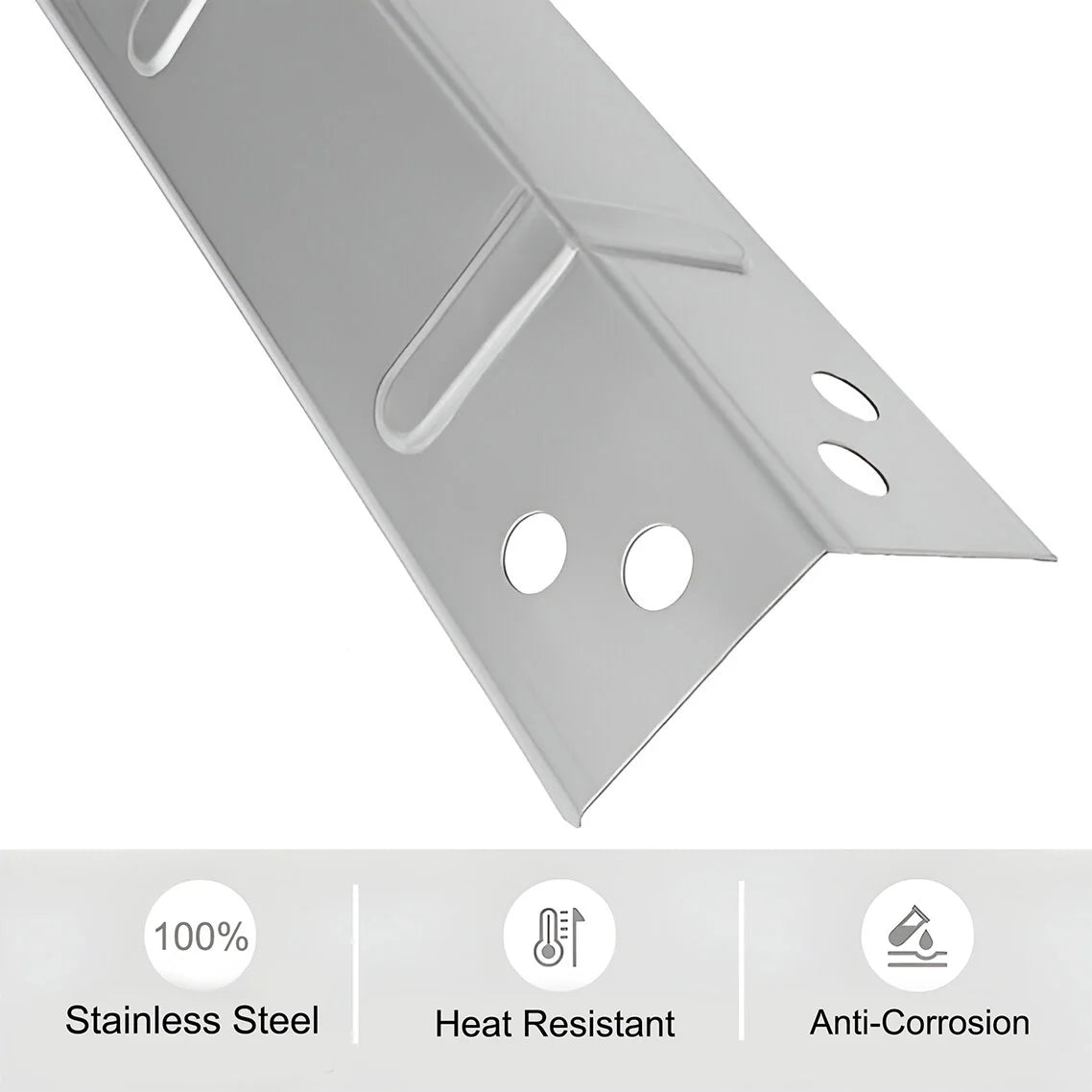 Porcelain Cooking Grid and 3 Stainless Steel Heat Plates M366