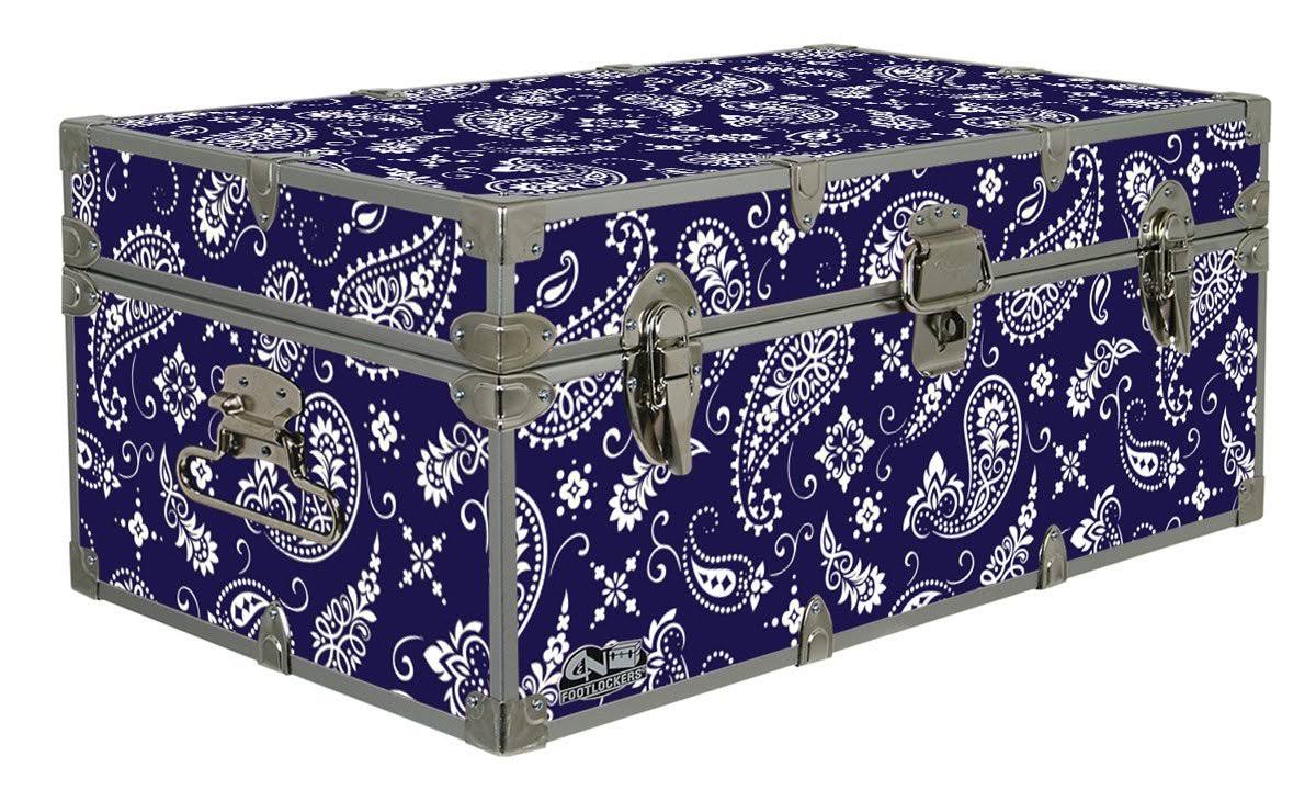 Navy Bandana Footlocker Trunk U59962