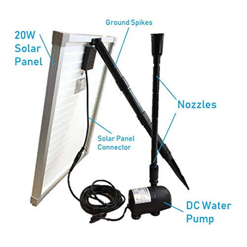 Solar Pump Kit with 20W Panel J221