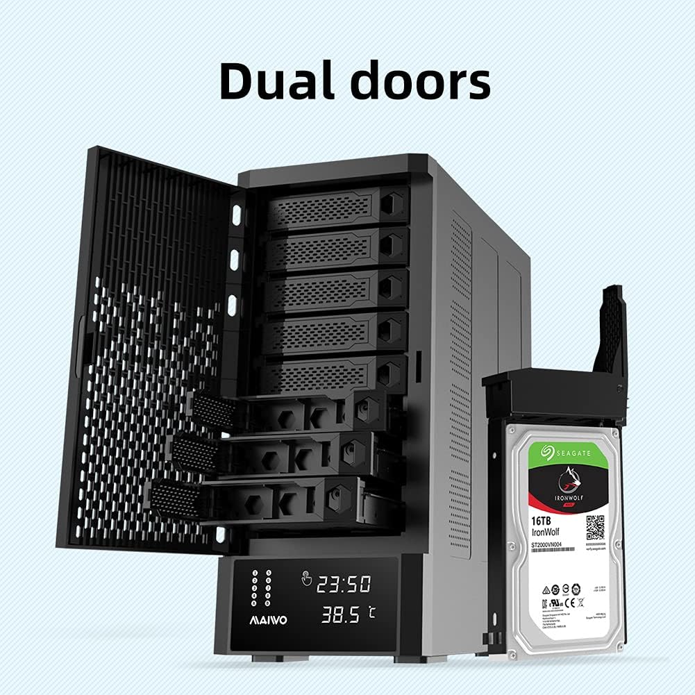 8 Bay 2.5/3.5 inch Hard Drive RAID Enclosure X7560