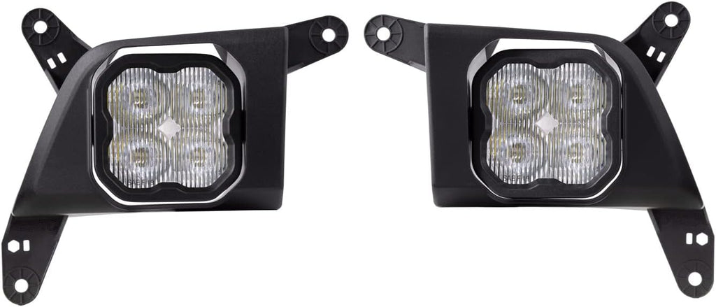 SS3 LED Fog Light Kit for Chevrolet Silverado 1500 2019-2021, White SAE/DOT Driving Sport J991